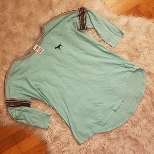 VICTORIAS SECRET PINK 3/4 SLEEVE TOP